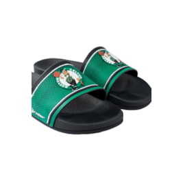 Chinelo Slide Rider Full 86 NBA Boston Celtics Preto/Verde