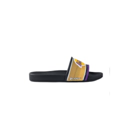 Chinelo Slide Rider Full 86 NBA Los Angeles Lakers Preto/Amarelo