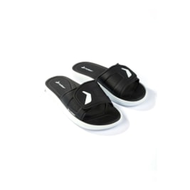 Chinelo Slide Rider Infinity Fuse Preto/Branco