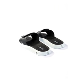 Chinelo Slide Rider Infinity Fuse Preto/Branco