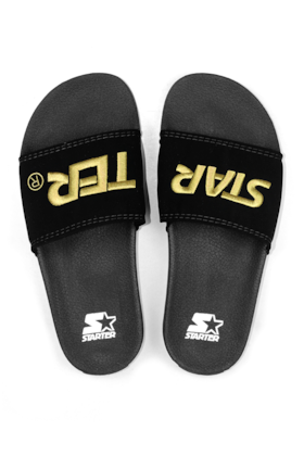 Chinelo Slider Starter Ouro Preto Chinelo Slider Starter Ouro Preto
