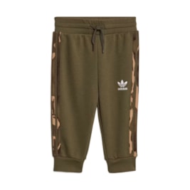 Conjunto Adidas Moletom Capuz Fecho Zíper Camuflado