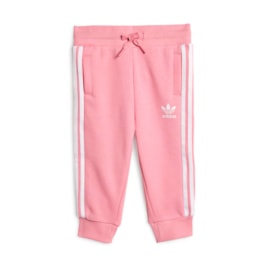 Conjunto Adidas Moletom Crew Unissex Rosa