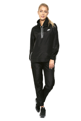 Conjunto Nike Jaqueta e Calça Trk Suit Feminino Preto Conjunto Nike Jaqueta e Calça Trk Suit Feminino Preto