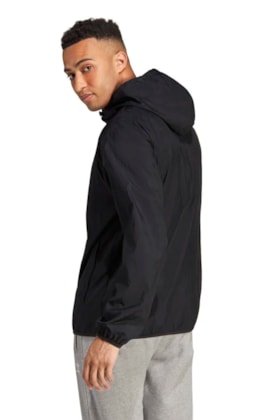 Jaqueta Adidas Corta Vento Trefoil Essentials Preto/Branco
