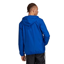 Jaqueta Adidas Quebra Vento Trefol Essentials Azul