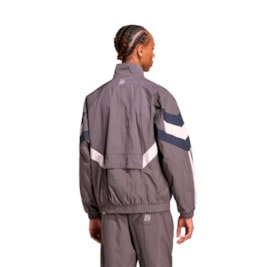 Jaqueta Adidas Real Madrid Originals Track Top Cinza/Branco