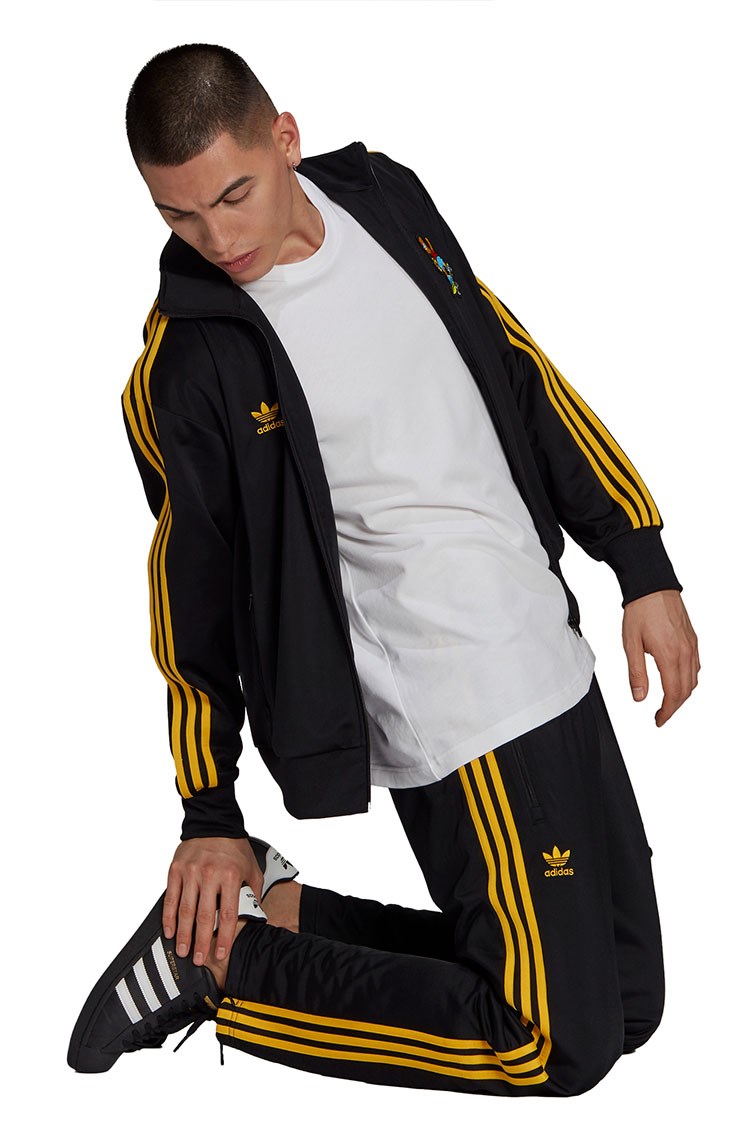 jaqueta adidas masculina amarela