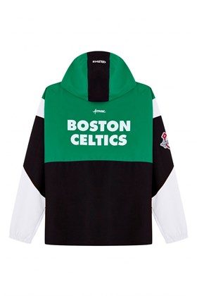Jaqueta Approve Corta Vento Anorak X NBA Celtics Verde/Branco/Preto