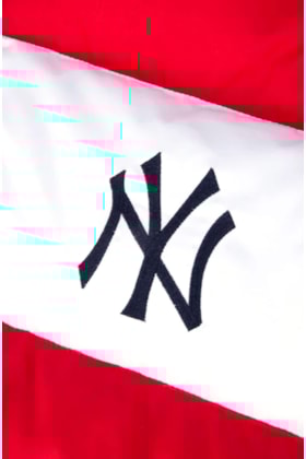 Jaqueta New Era Puffer MLB New York Yankees World Vermelho/Branco