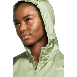 Jaqueta Nike Corta Vento Essential Running Feminina Verde