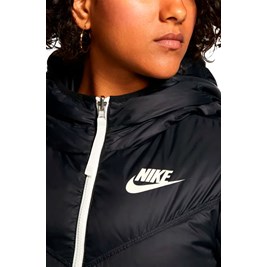 Jaqueta Nike Dupla Face Sportswear Windrunner Down-Fill Feminina Preto/Branco