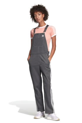 MACACAO ADIDAS DUNGAREES FEMININO CINZA MACACAO ADIDAS DUNGAREES FEMININO CINZA