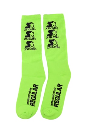 Meia Starter Cano Alto 100% Skate Verde Meia Starter Cano Alto 100% Skate Verde
