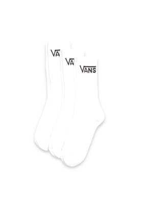 Meia Vans Class Crew 3 Pares Branco