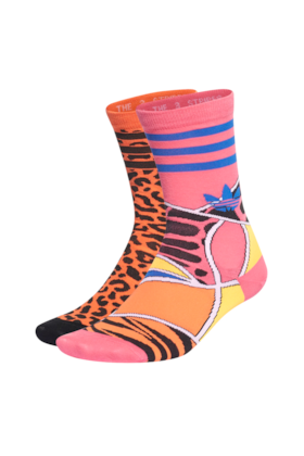 Meias Adidas 2 pares Rich Mnisi Crew Multicolorido Meias Adidas 2 pares Rich Mnisi Crew Multicolorido