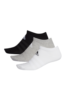 Meias Adidas Low-Cut 3 Pares Unissex Preta/Branca/Cinza Meias Adidas Low-Cut 3 Pares Unissex Preta/Branca/Cinza
