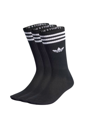 Meias Adidas Trefoil 3 Pares Preto