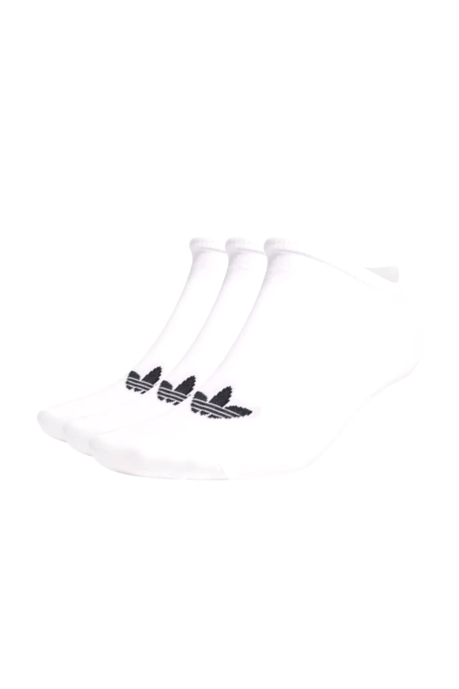 Meias Adidas Trefoil Soquete 3 Pares Branco