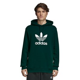 Moletom Adidas Capuz Warm-Up Trefoil Verde