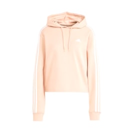 Moletom Adidas French Terry Crop Essentials Bege