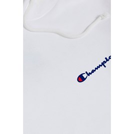 Moletom Champion Canguru Life T Reverse Weave Script Logo Branco/Azul