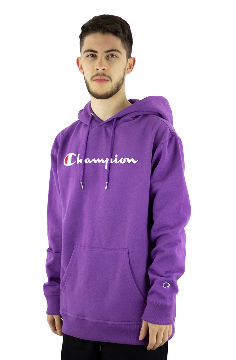 champion purple moletom com capuz