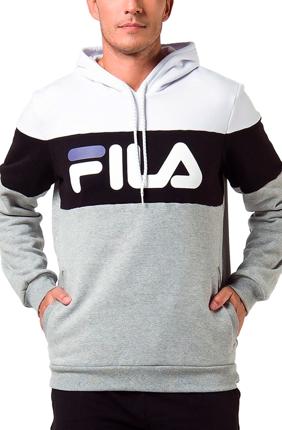 fila moletom com capuz mens