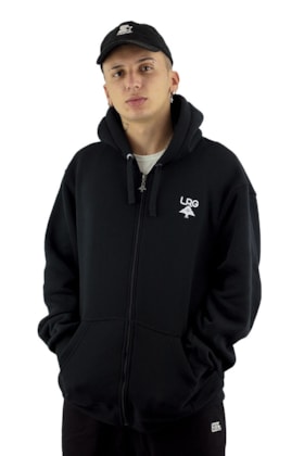 Moletom LRG Canguru Aberto Logo Plus Arvore Preto/Branco Moletom LRG Canguru Aberto Logo Plus Arvore Preto/Branco