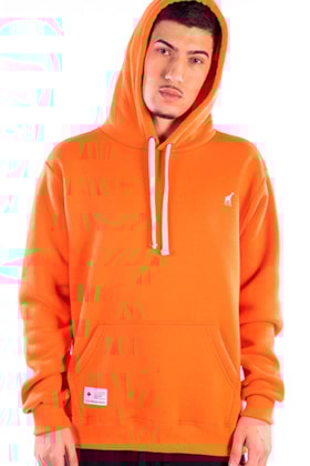 Moletom LRG Canguru Fechado Logo Giraffe Laranja/Branco Moletom LRG Canguru Fechado Logo Giraffe Laranja/Branco