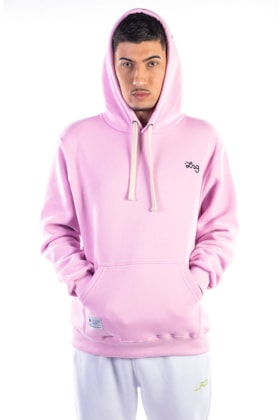 Moletom LRG Canguru Fechado Logo Lifted Rosa/Preto Moletom LRG Canguru Fechado Logo Lifted Rosa/Preto