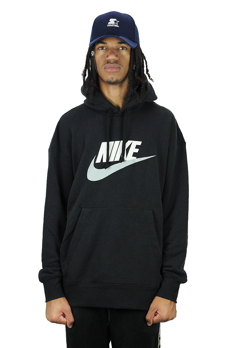 nike men's black moletom com capuz