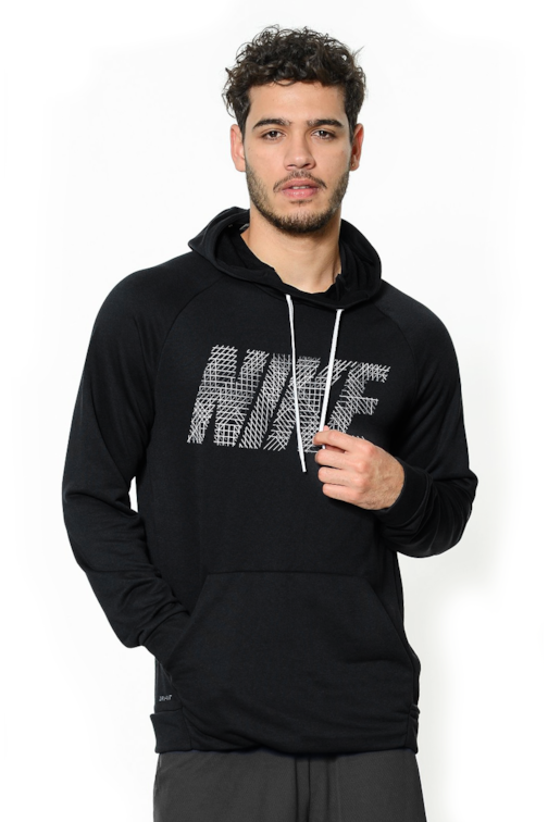 Moletom Nike DRI FIT Careca Preto