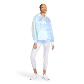 Moletom Nike Icon Clash Feminino Azul/Branco