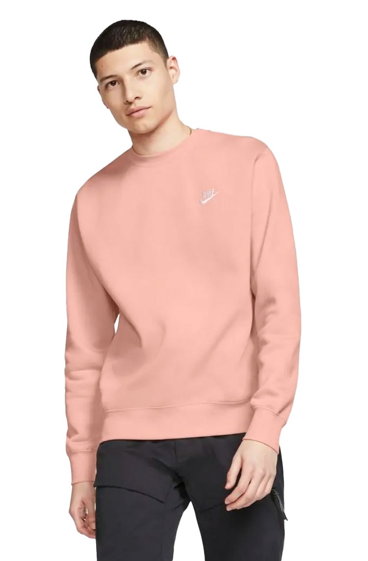 Moletom rosa cheap nike masculino