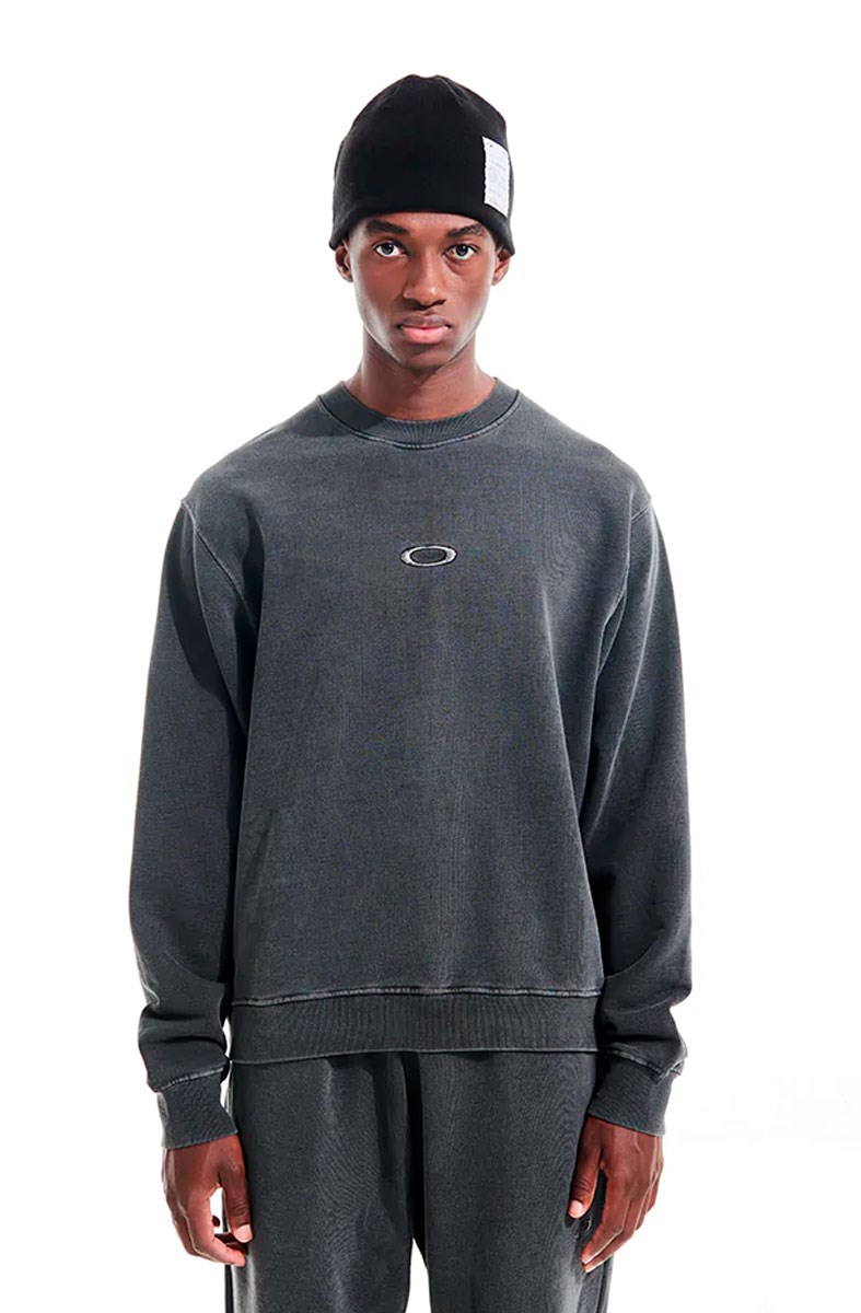 Moletom Piet x Oakley Icons Crewneck Preto Desbotado