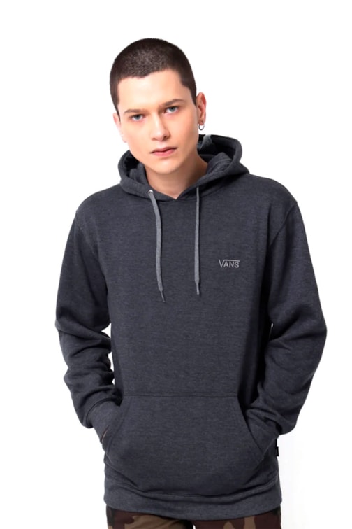 Moletom Vans Core Basic Fleece Cinza Escuro