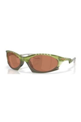 Óculos de Sol Oakley Plantaris Matte Transparent Fern Prizm Tungsten Verde