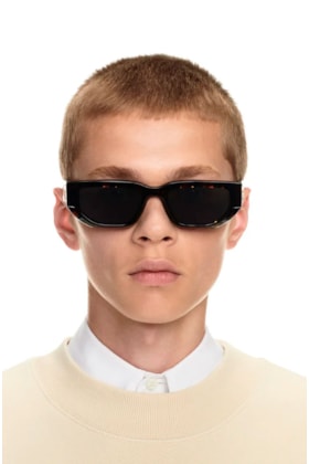 Óculos de Sol Off-White Greeley Sunglasses Havana Dark Grey