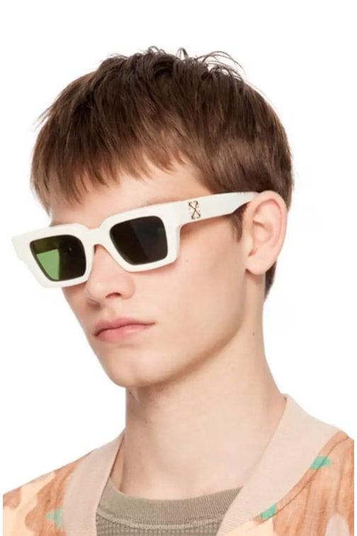 Óculos de Sol Off-White Virgil Sunglasses White/Green