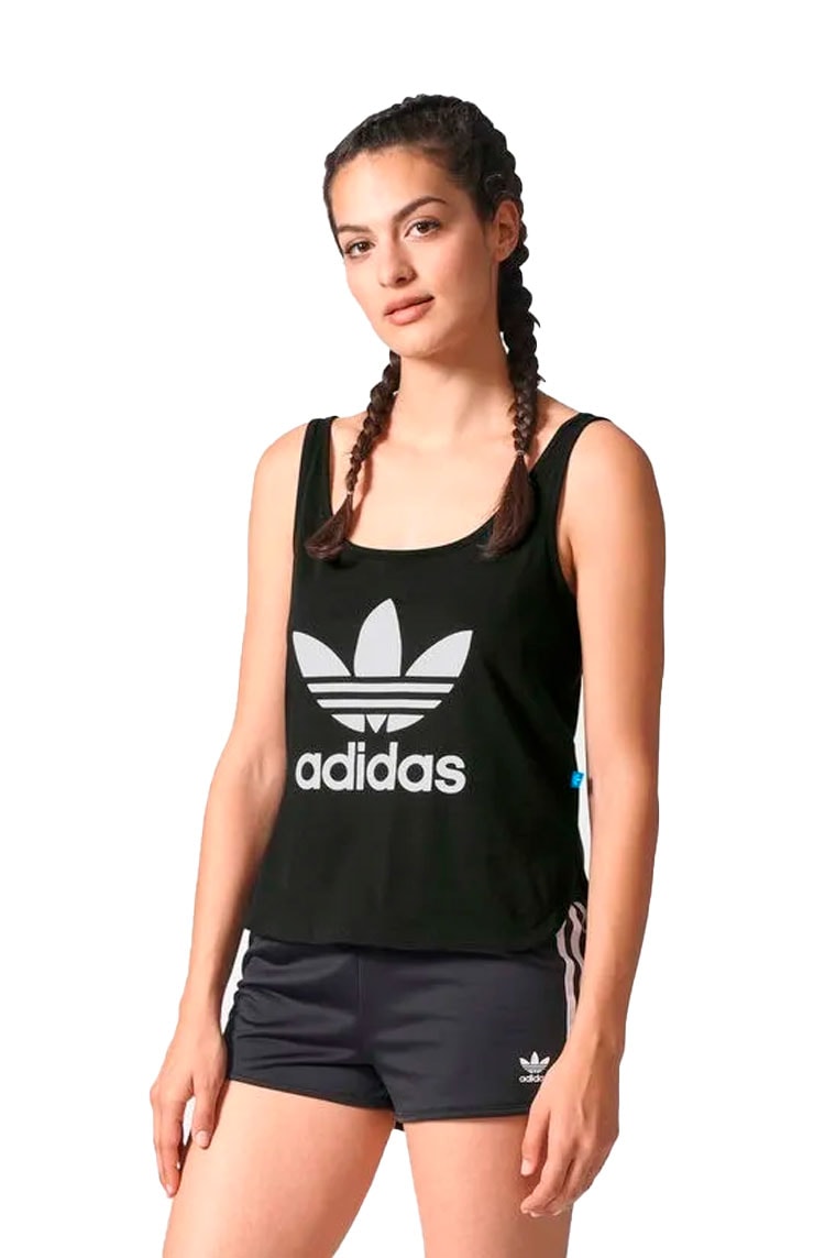 regata adidas trefoil feminina