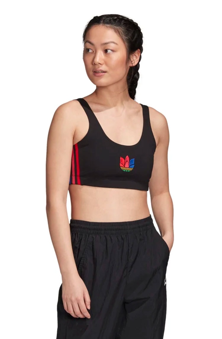 cropped adidas colorido