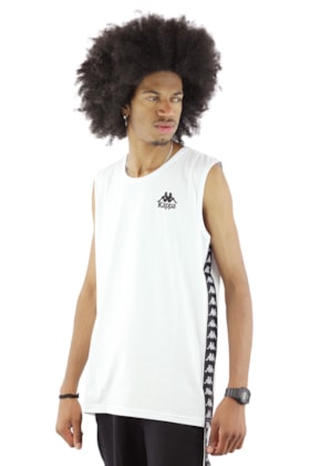 Regata Kappa Authentic Originale Due Due Branco Regata Kappa Authentic Originale Due Due Branco