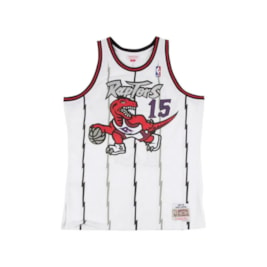 Regata Mitchell & Ness Swingman Jersey Toronto Raptors Home Vincent Carter 1998-1999 Branca