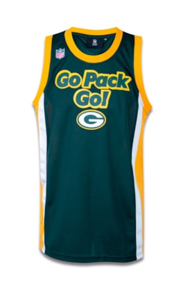 Regata New Era Green Bay Packers Have Fun Phrase Verde/Amarelo Regata New Era Green Bay Packers Have Fun Phrase Verde/Amarelo