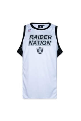 Regata New Era Las Vegas Raiders Branco/Preto