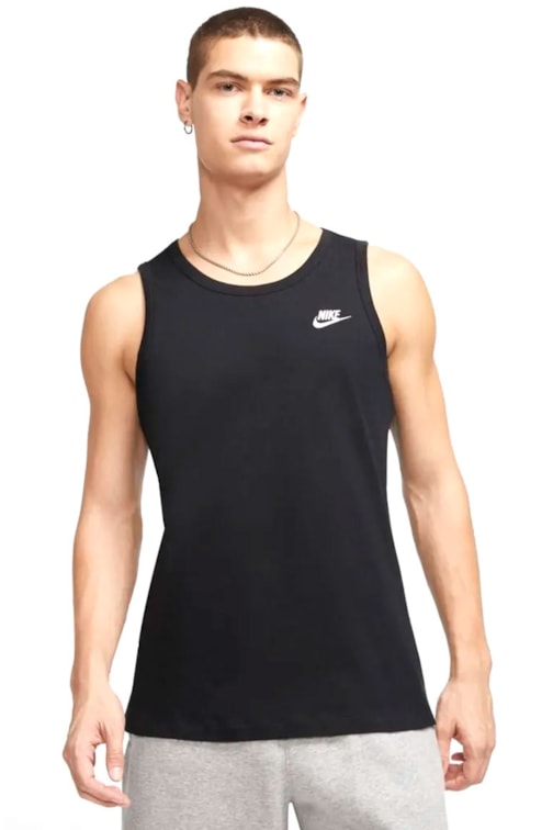 Regata Nike Sportswear Preto/Branco