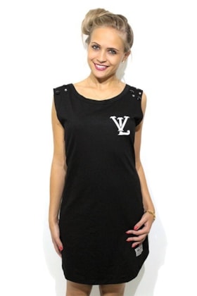 Regata Vestidão Vida Libre Feminina Preto Regata Vestidão Vida Libre Feminina Preto
