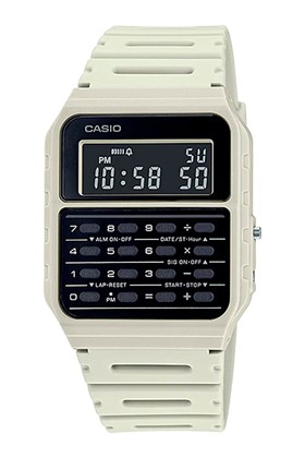 Relógio Casio Digital Data Bank CA-53WF-8BDF Bege/Preto