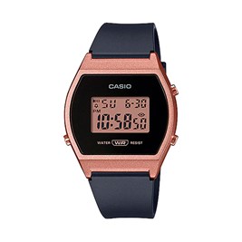 Relógio Casio Digital Standard LW-204-1ADF Preto/Rosa